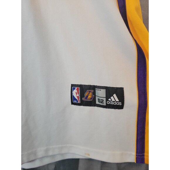 Adidas Dwight Howard Los Angeles Lakers Basketball Sewn 52 White NBA Jersey - Picture 7 of 10